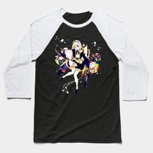 Azur Lane - Enterprise Royal Navy Pop Art Baseball T-Shirt